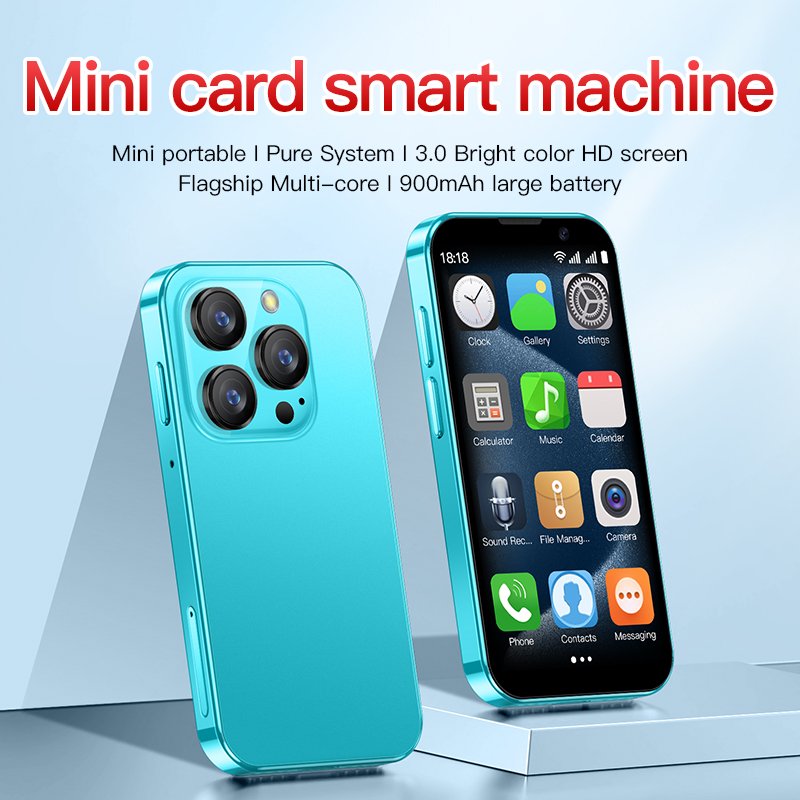 Mini Phone XS18Pro 3.0 Inch HD Quad Core Super Small 3G Mobile Mini Smartphone Student Pocket Cellphone